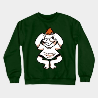 Orange Weirdo Crewneck Sweatshirt
